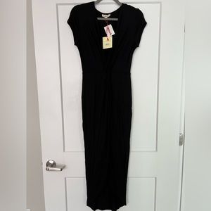 High low black dress